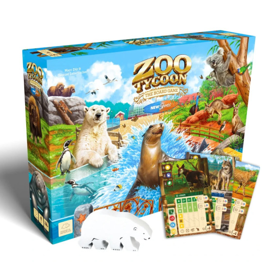 Zoo Tycoon: The Board Game - New Shores Expansion (Deluxe Version)
