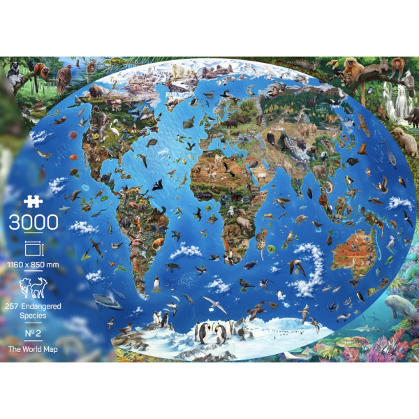 The Endangered Species Collection – Nr. 2 The World Map
